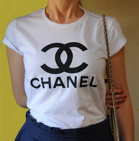 chanel t ahirt|Chanel t shirt for women.